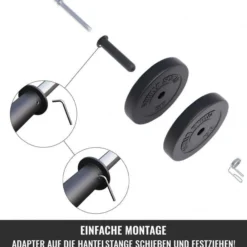 Gorilla Sports Adapter 50 mm für 30 mm Schwarz Hot