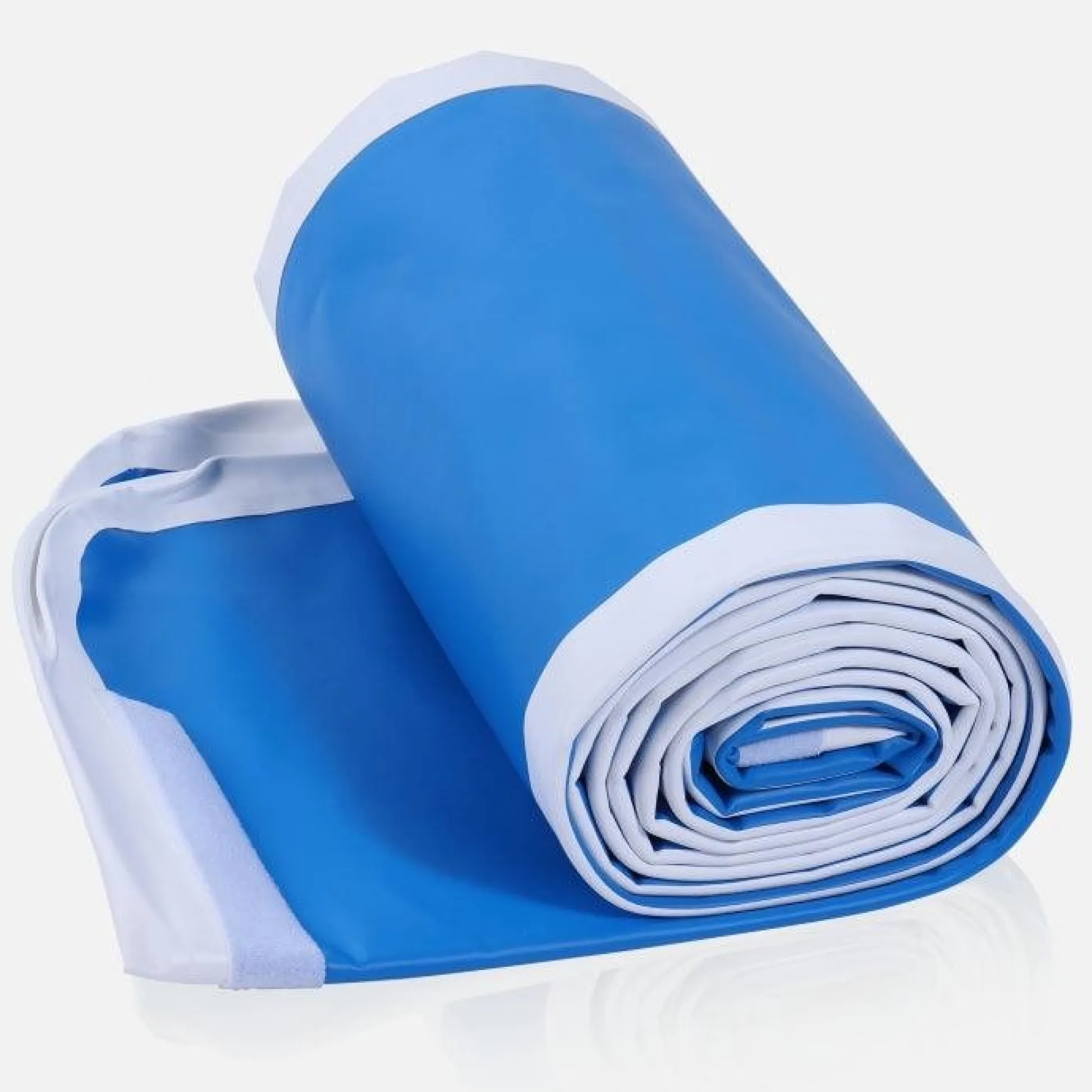 Gorilla Sports AirTrack Turnmatte mit 10 cm Dicke und 3 - 5 m Länge Blau New