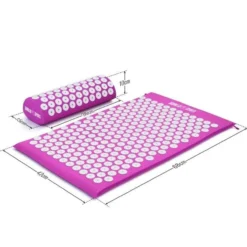 Gorilla Sports Akupressurmatte mit Kissen und Tragetasche Grün Discount