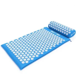 Gorilla Sports Akupressurmatte mit Kissen und Tragetasche Blau Clearance