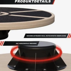 Gorilla Sports Balance Board aus Holz Schwarz Online