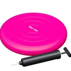 Gorilla Sports Balance Kissen rund inkl, Luftpumpe Pink Best