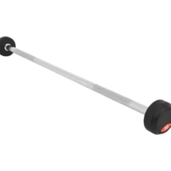 Gorilla Sports Barbells Gummi 20 - 45 kg Chrom / Schwarz Best