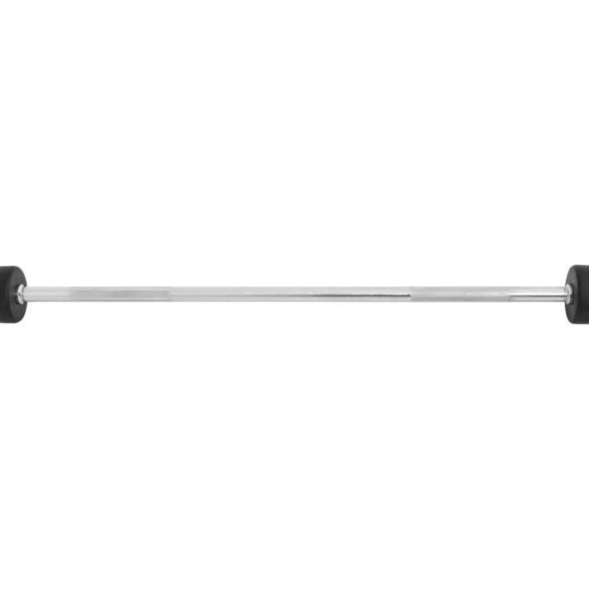 Gorilla Sports Barbells Gummi 20 - 45 kg Chrom / Schwarz Best