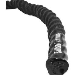 Gorilla Sports Battle Rope aus Nylon und 15 m Länge Schwarz Best