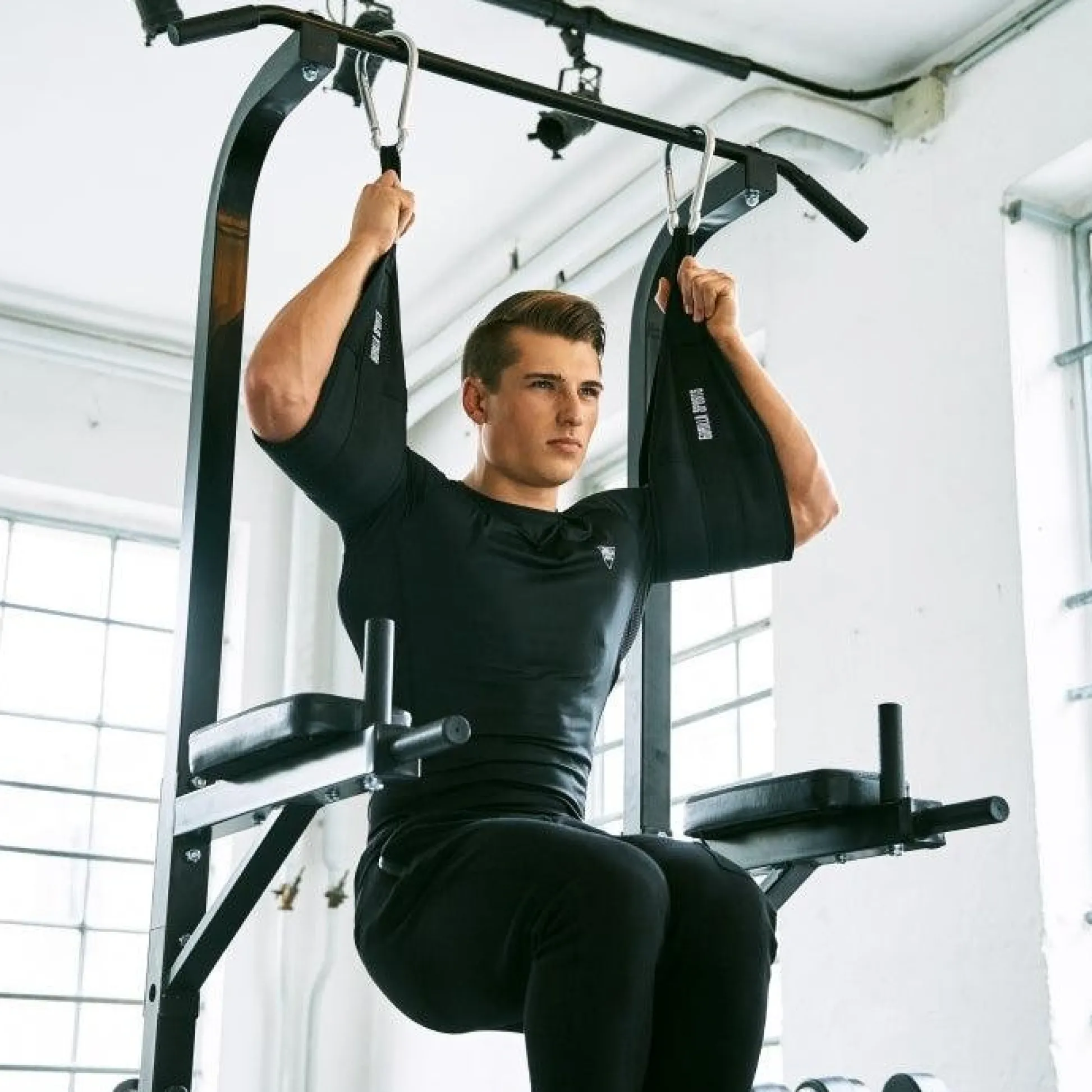 Gorilla Sports Bauchtrainingsschlaufen Schwarz Outlet
