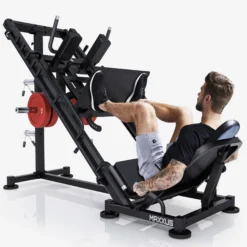 MAXXUS Beinpresse 2in1 - Hackenschmidt und Beinpresse Schwarz New