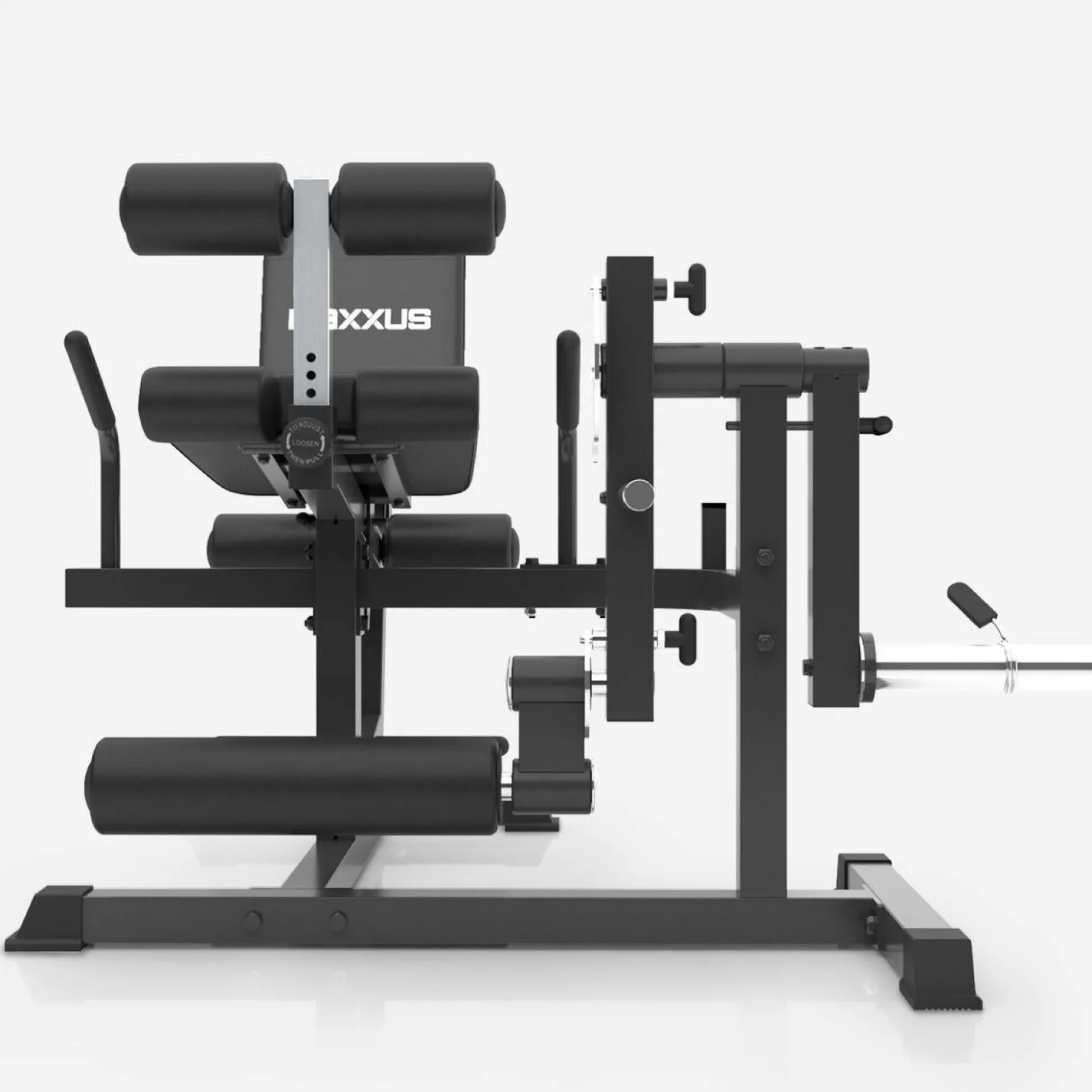 MAXXUS Beinstrecker 2 in 1 Schwarz Hot