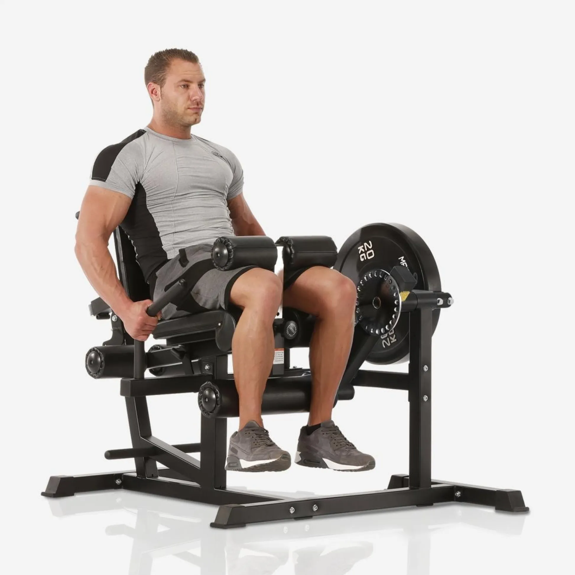 MAXXUS Beinstrecker 2 in 1 Schwarz Hot