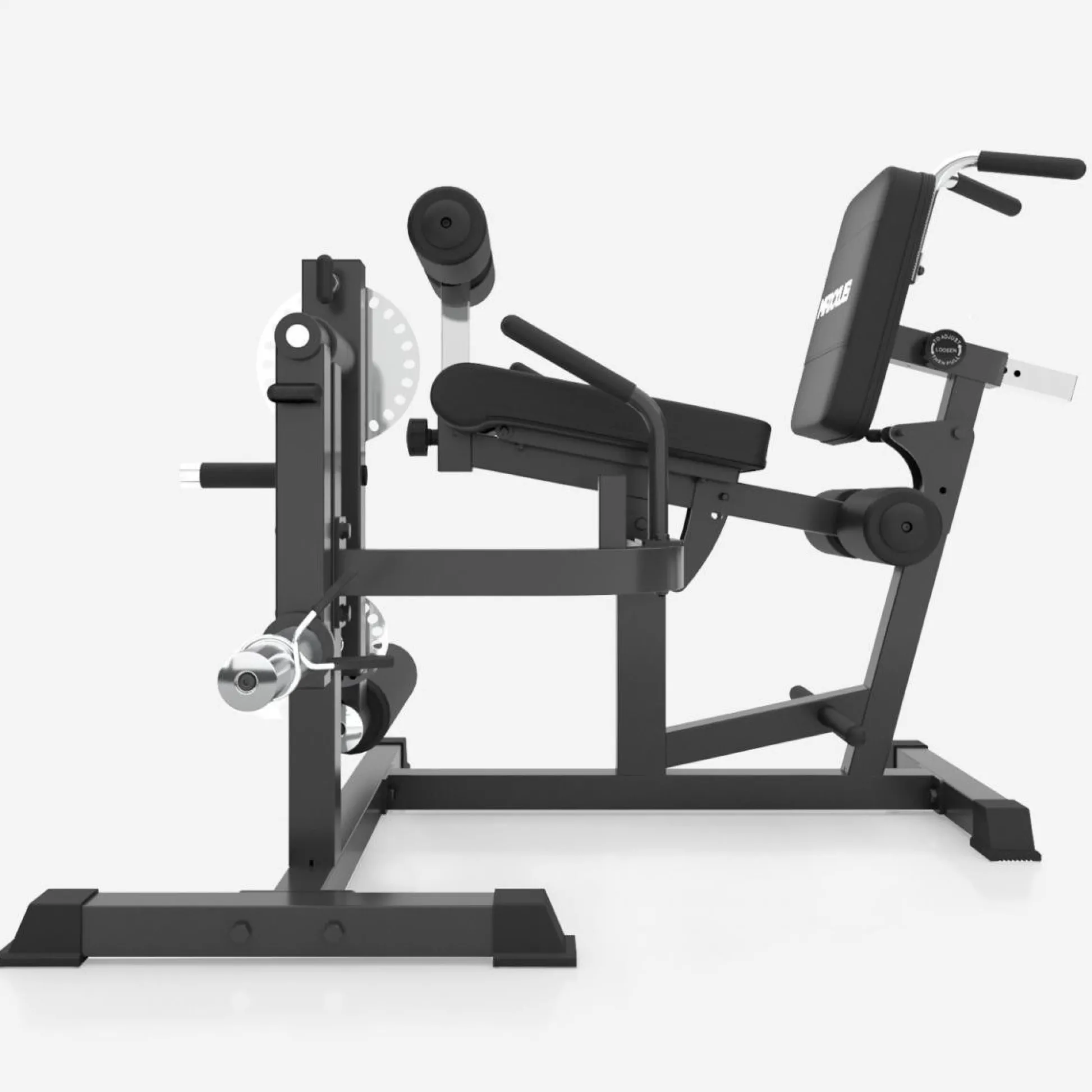 MAXXUS Beinstrecker 2 in 1 Schwarz Hot