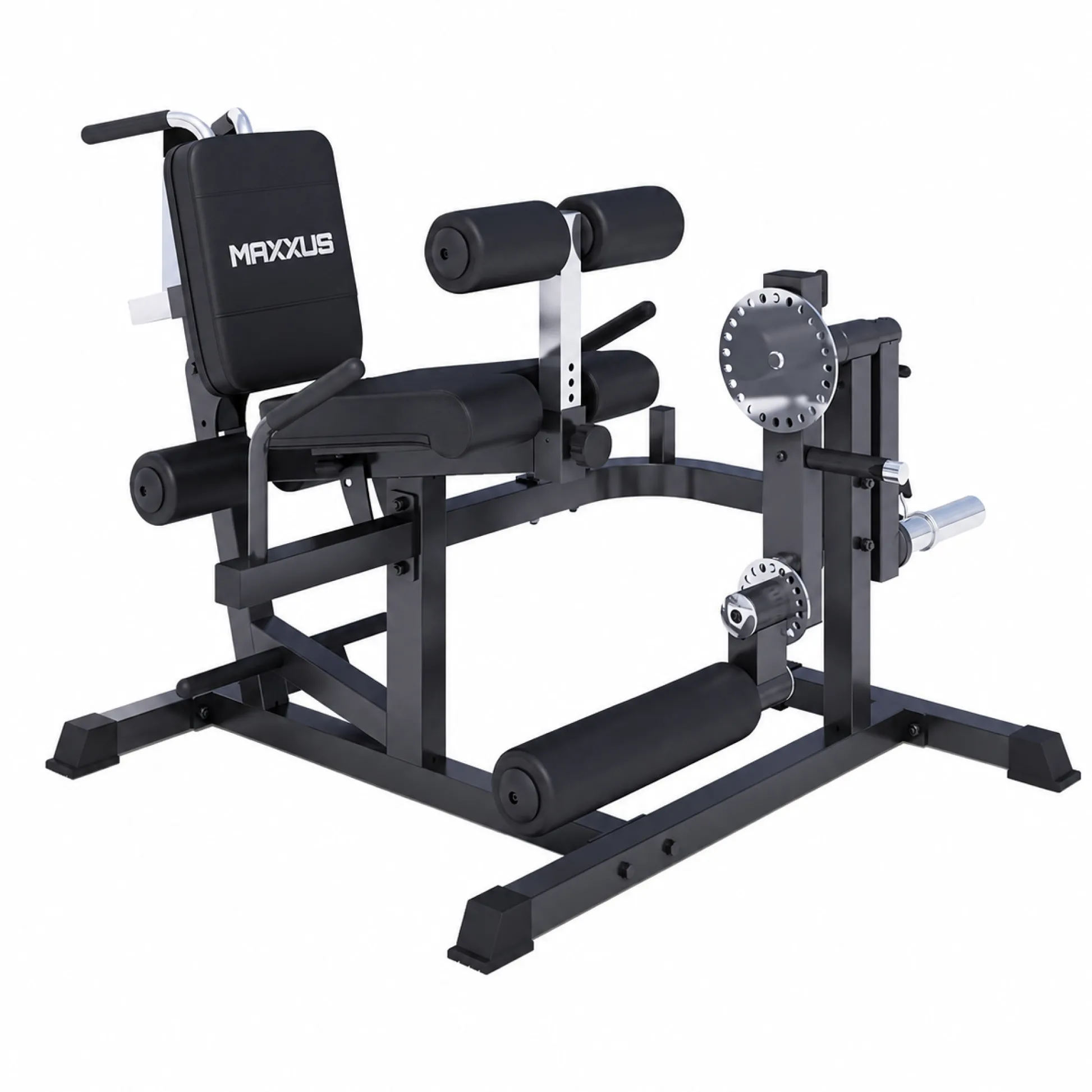 MAXXUS Beinstrecker 2 in 1 Schwarz Hot