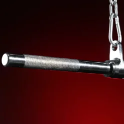 Gorilla Sports Bizeps- und Trizepsstange gerade inkl, Drehgelenk Silber Discount