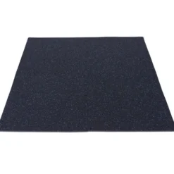 Gorilla Sports Bodenschutzmattenset Gummi 60x60 cm - 4 Matten inkl Endstücke Schwarz / Blau Sale
