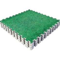 Gorilla Sports Bodenschutzmattenset 60x60 cm - 8 Matten Grasoptik Outlet
