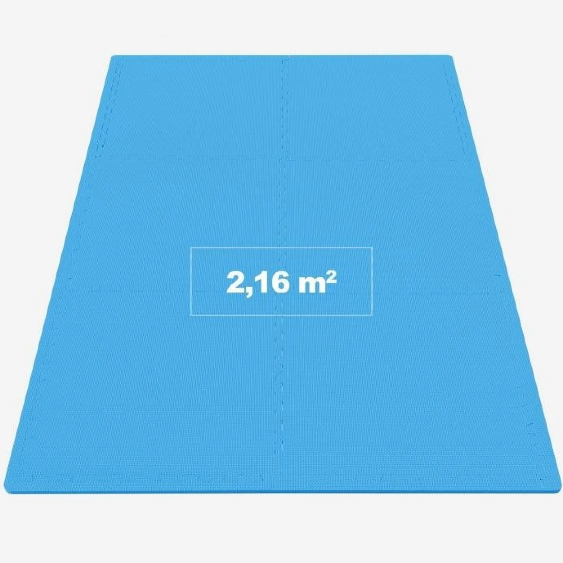 Gorilla Sports Bodenschutzmattenset 60x60 cm - 6 Matten inkl, Endstücke Grau Outlet