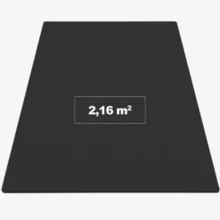Gorilla Sports Bodenschutzmattenset 60x60 cm - 6 Matten inkl, Endstücke Blau