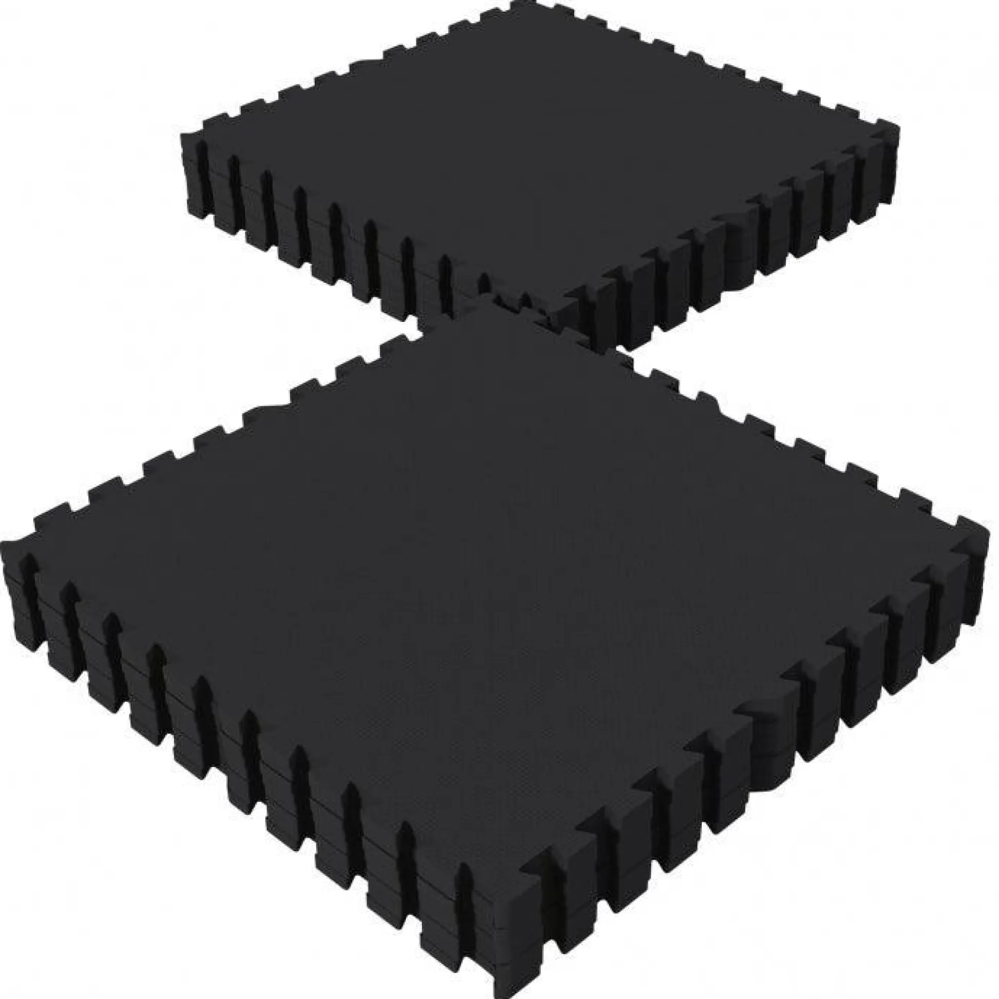 Gorilla Sports Bodenschutzmattenset 60x60 cm - 16 Matten Holzoptik Dunkel