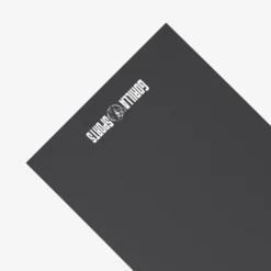 Gorilla Sports Bodenschutzmatte rutschfest 120/180 x 60 cm & 6 mm Dicke Schwarz Discount