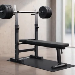 Gorilla Sports Bodenschutzmatte rutschfest 120/180 x 60 cm & 6 mm Dicke Schwarz New