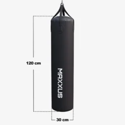 MAXXUS Boxsack 120 – 150 cm befüllbar Schwarz Hot