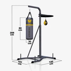 Gyronetics Boxsackständer E-Series inkl, Boxsack Grau / Gelb Sale