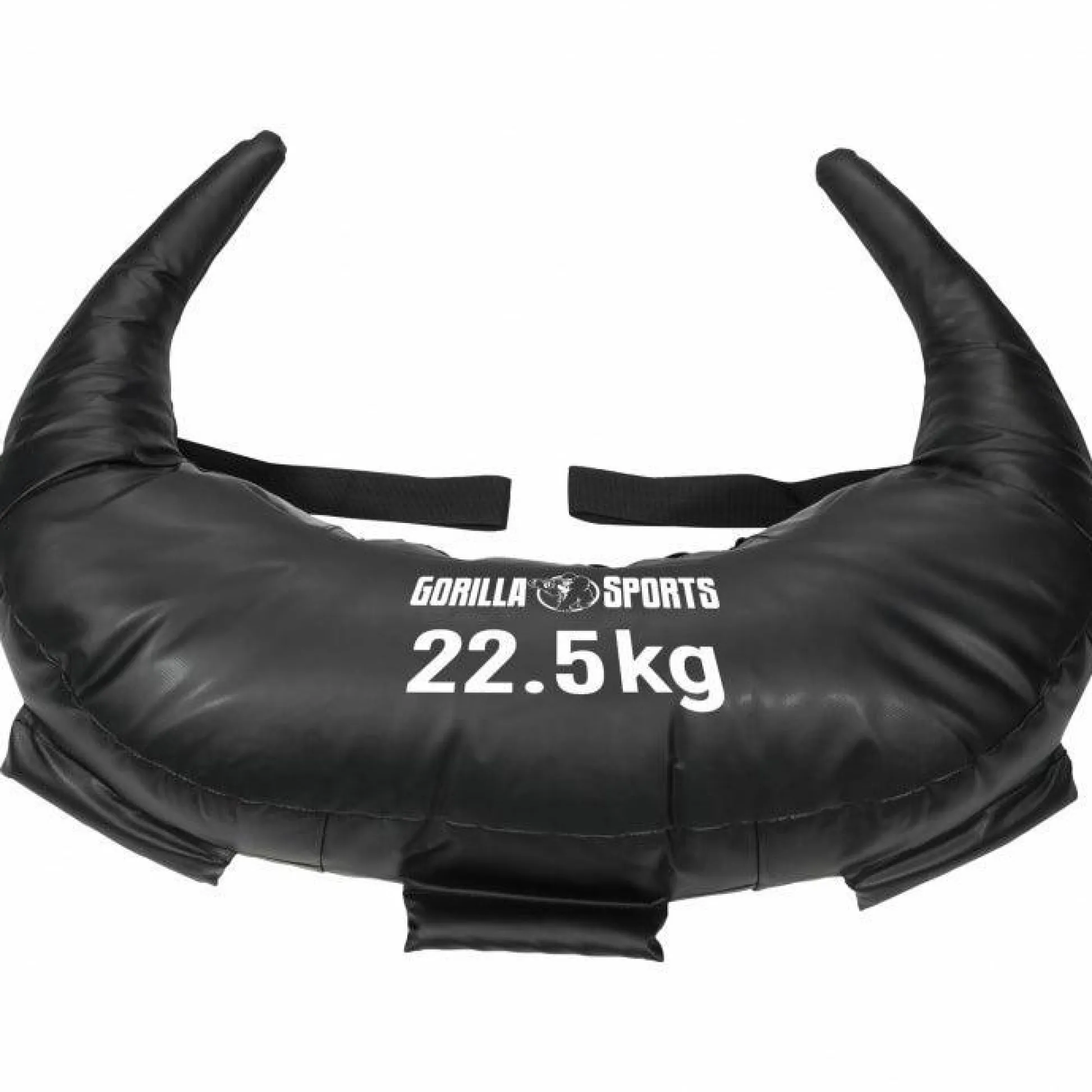 Gorilla Sports Bulgarian Bag mit Griffschlaufen 5 - 22,5 kg Schwarz Sale