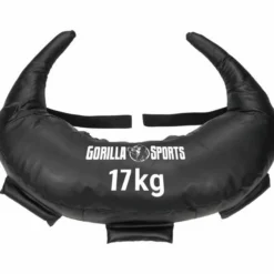 Gorilla Sports Bulgarian Bag mit Griffschlaufen 5 - 22,5 kg Schwarz Sale