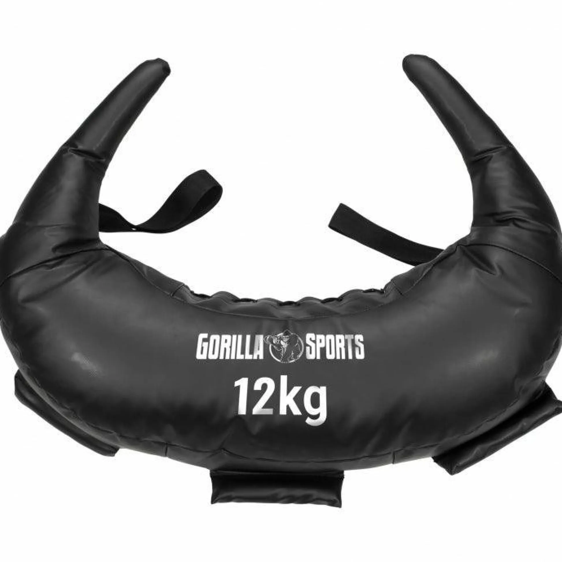 Gorilla Sports Bulgarian Bag mit Griffschlaufen 5 - 22,5 kg Schwarz Discount