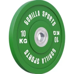 Gorilla Sports Bumper Plates Gummi Olympia PRO 5 - 25 kg Grün Sale