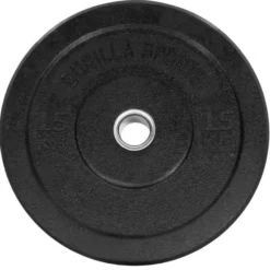 Gorilla Sports Bumper Plates High Temp Olympia 5 - 25 kg Schwarz Online