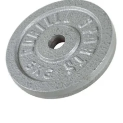 Gorilla Sports Curlbank verstellbar inkl Curlset Gusseisen 38 kg Schwarz / Weiss / Silber New