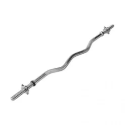 Gorilla Sports Curlbank verstellbar inkl Curlset Gusseisen 38 kg Schwarz / Weiss / Silber New