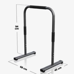 Gorilla Sports Dip Barren 94 cm gepolstert Blau New