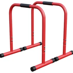 Gorilla Sports Dip Barren 73 cm gepolstert Rot Outlet