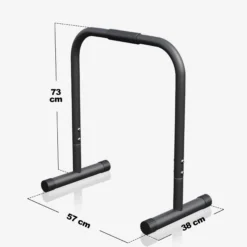 Gorilla Sports Dip Barren 73 cm gepolstert Blau New