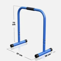 Gorilla Sports Dip Barren 73 cm gepolstert Schwarz Best