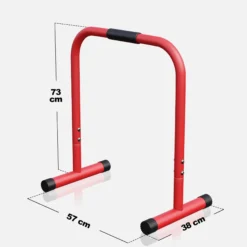 Gorilla Sports Dip Barren 73 cm gepolstert Schwarz Best