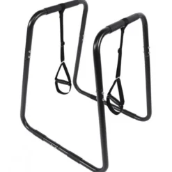 Gorilla Sports Dip Barren 95 cm mit verstellbaren Griffen Schwarz Online