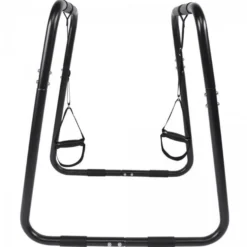 Gorilla Sports Dip Barren 95 cm mit verstellbaren Griffen Schwarz Online