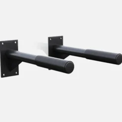 Gorilla Sports Dip Barren 2er Set zur Wandmontage Schwarz Sale