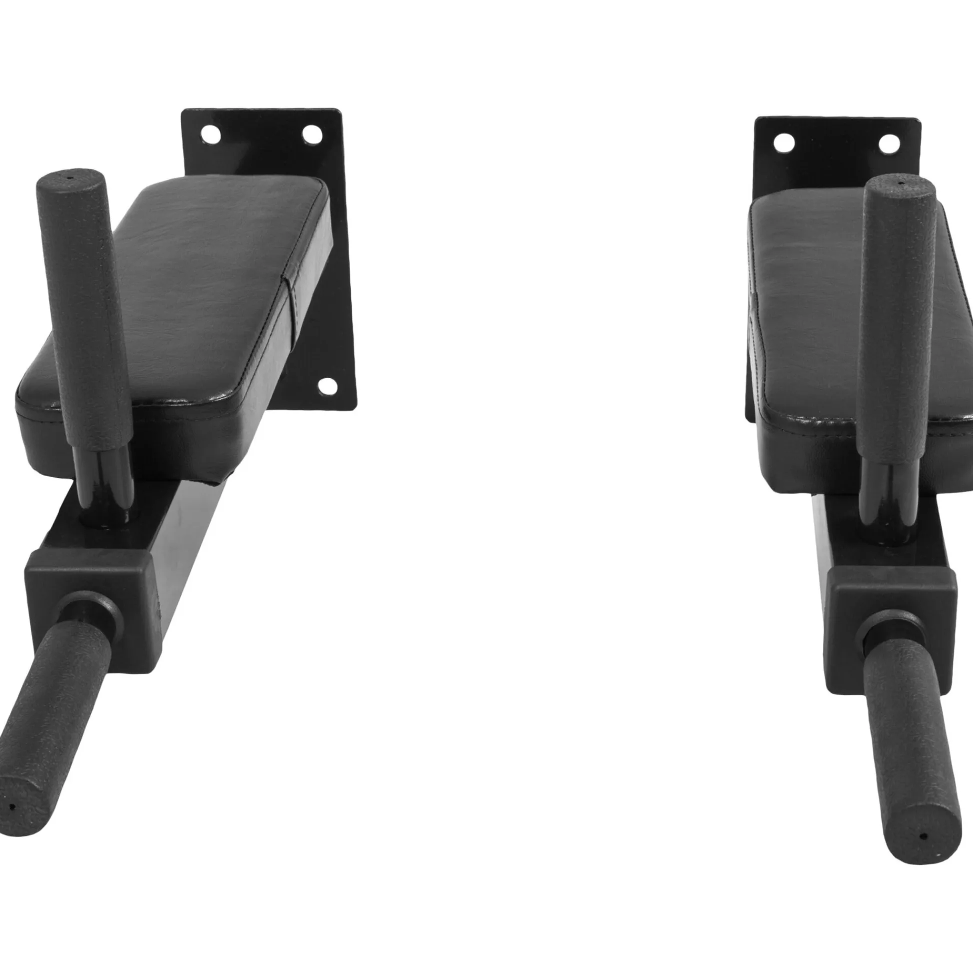 Gorilla Sports Dip Barren Set für die Wand Schwarz Hot