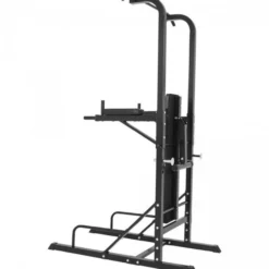 Gorilla Sports Dip Station inkl, Klimmzugstange und Hantelbank Schwarz Sale