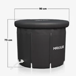 MAXXUS Eistonne XL 450 Liter - 90 cm Durchmesser aufblasbar Schwarz Outlet