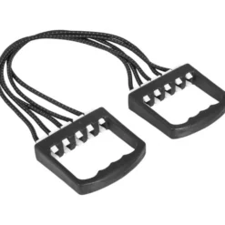 Gorilla Sports Expander mit Griffen verstellbar Schwarz Best