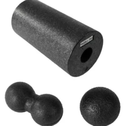 Gorilla Sports Faszientraining 3er Set inkl, Faszienrolle, Faszienball und Duo Ball Schwarz Online