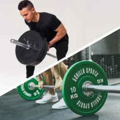 Gorilla Sports Federverschluss 2er Set Olympia Silber Hot