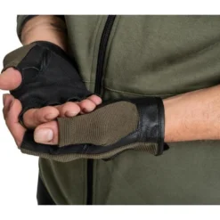 Gorilla Sports Fitness Handschuhe Leder in verschiedenen Farben Khaki Outlet