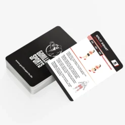 Gorilla Sports Fitness Trainingskarten New