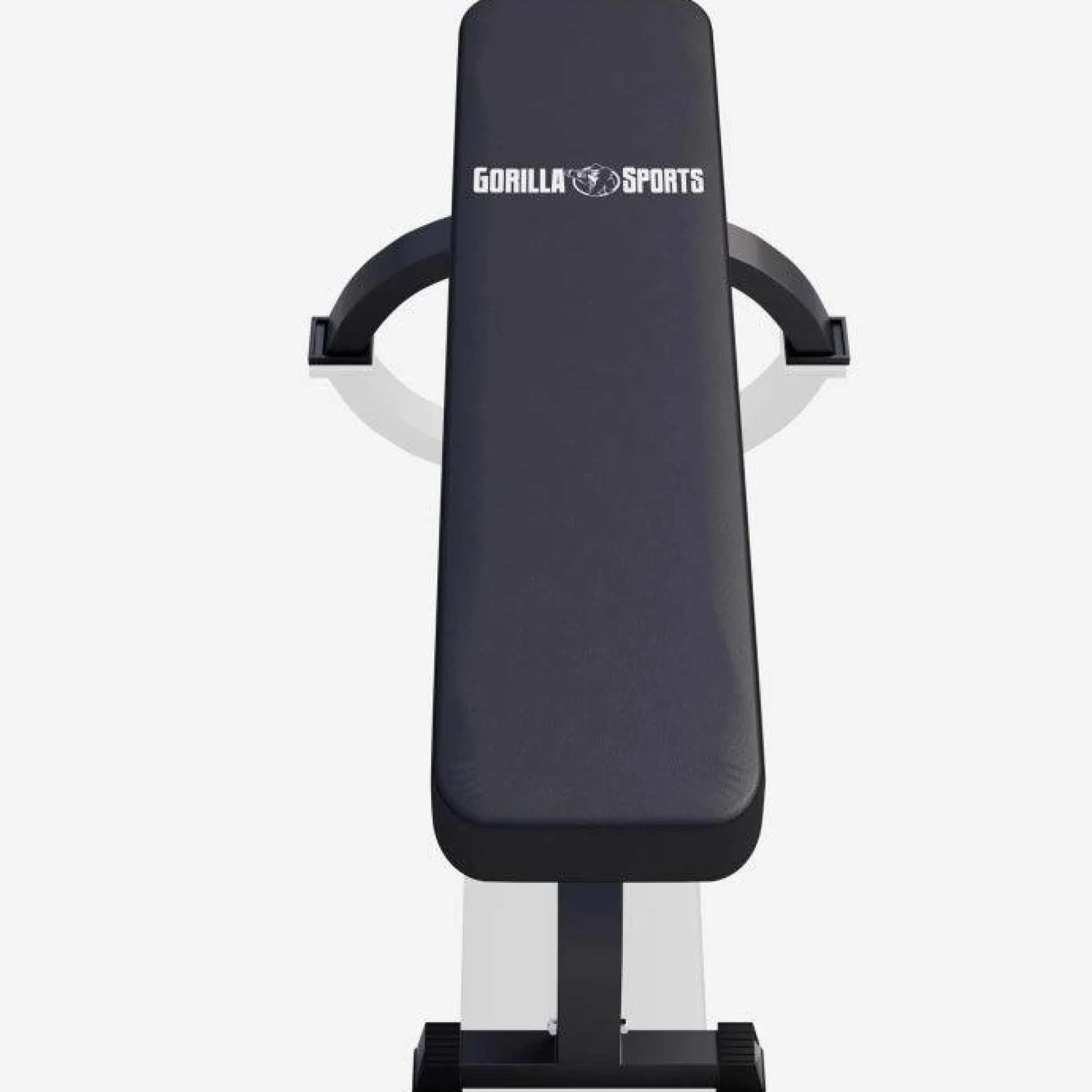Gorilla Sports Flachbank massiv Schwarz New