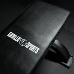 Gorilla Sports Flachbank massiv Schwarz New